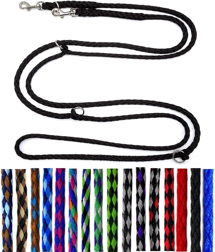 Hundeleine kleine Hunde bis 15 Kg/Doppelleine 4-Fach verstellbar 2,40m / 2,80m / 3,50m Führleine seh