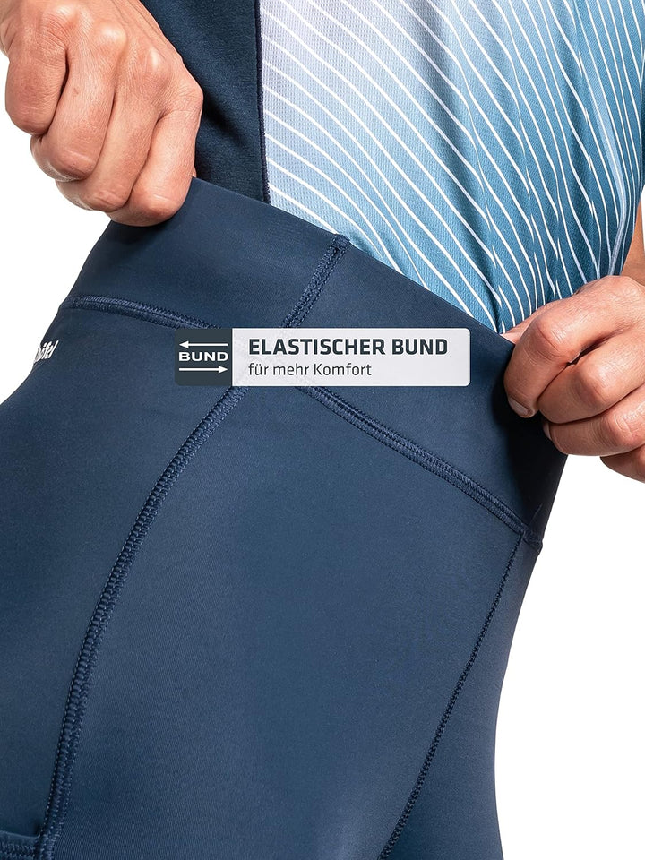 Schöffel Damen Tight Imada L, Wanderleggings mit integrierter Handytasche, Sportleggings mit elastis