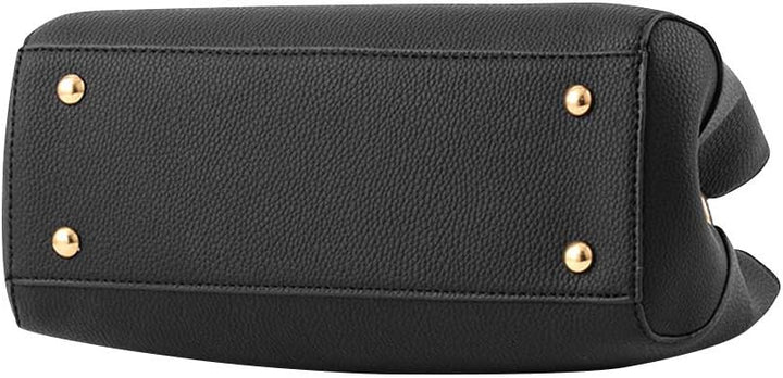 wocharm Damen-Schultertasche aus PU-Leder, Tragegriff oben, modische Tragetasche für Freizeit und Ar