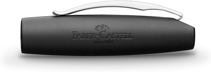 Faber-Castell 148520 - Füllfederhalter Basic Metall matt, Feder M, Silber, 1 Stück silber matt Fülle