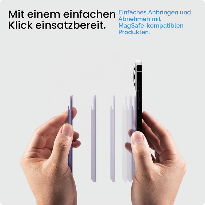 Spigen Valentinus MagFit Magnetischer Kartenhalter 3-Karten Kompatibel mit iPhone 15/14/13/12 Modell