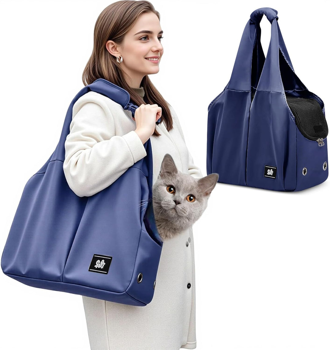 ALLSOPETS Hundetasche Leichte FaltbareTragetasche mit Sicherheitsleine Hände Frei Reisetasche Schult
