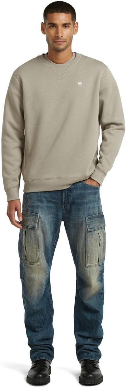 G-Star Herren Premium core r Knit XS Beige (Elephant Skin D16917-c235-g106), XS Beige (Elephant Skin
