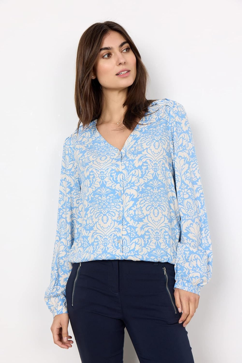 SOYACONCEPT Damen Blouse XS Blau, XS Blau