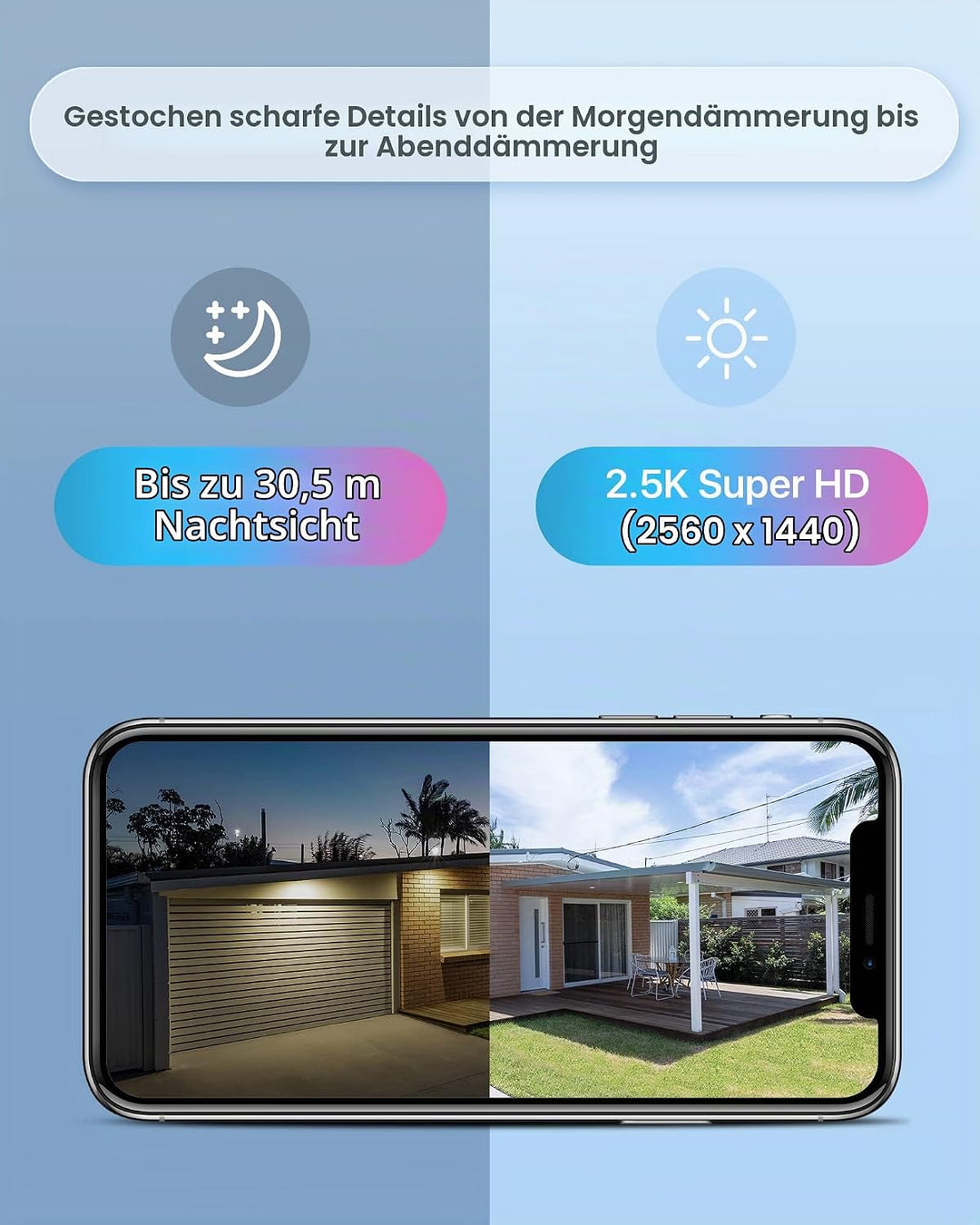 ZOSI 4MP PoE Überwachungskamera, Zusatz Ersatz Kamera für 4MP 5MP PoE NVR System, Personen-/Fahrzeug