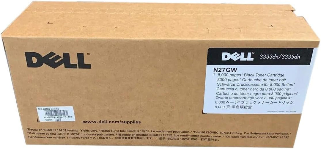Dell 3335dn Regular Standard Capacity Black Toner - Kit ca. 8.000 Seiten