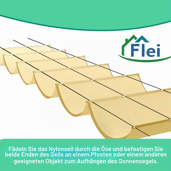 Einziehbar Welle Sonnensegel 100x250cm(BxL) Verstellbar Schattenabdeckung Sonnenschutz Wasserdicht O