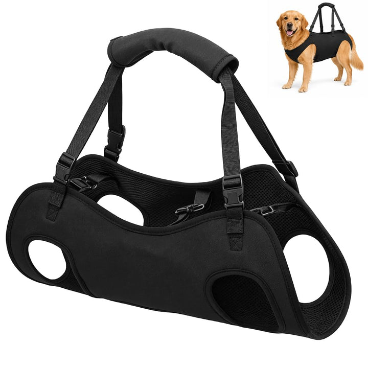 Tragehilfe Hund, Hunde Tragehilfe, Tragegurt Hund mit Verstellbaren Griffen | Tragegeschirr Hund, Tr