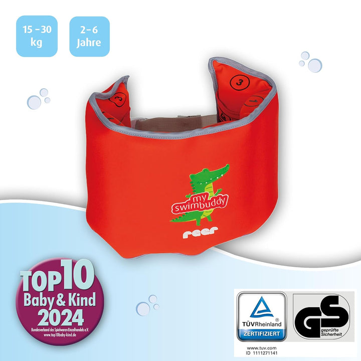 reer myswimbuddy Schwimmgürtel | Schwimmhilfe für Kinder und Kleinkinder | Individuell anpassbar | S