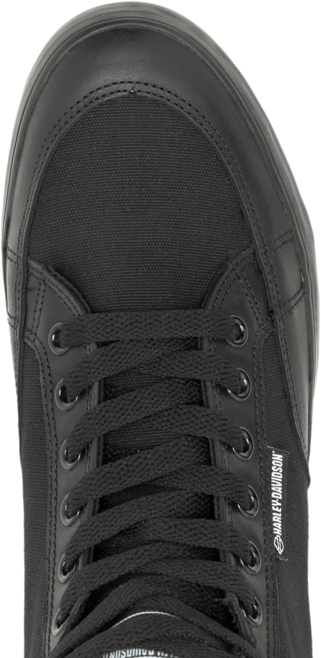 Harley-Davidson Unisex RosemontSneaker 34/35 EU Schwarz, 34/35 EU Schwarz