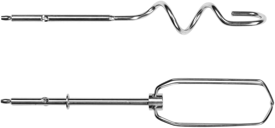 Handrührer 500W – stufenlos + Turbo, inkl. Edelstahl-Schneebesen & Knethaken, Einhandbedienung, Seri