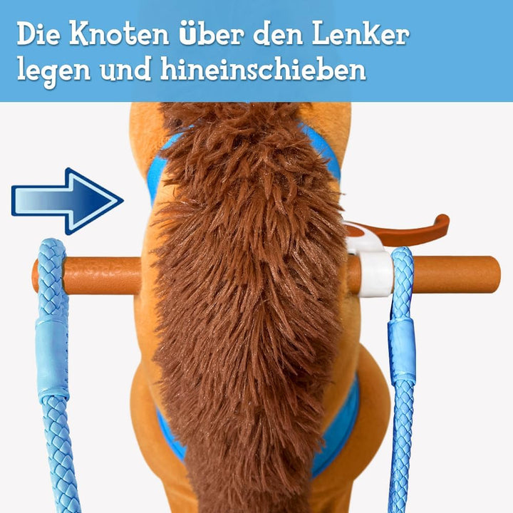 PonyCycle Reiten auf dem Pferd Zügel (85 cm) - Blau Blau 85 cm, Blau 85 cm