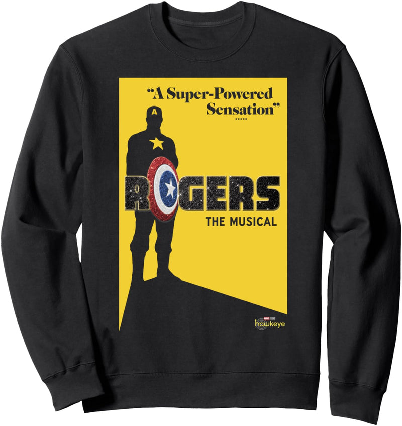 Marvel Hawkeye Rogers The Musical Poster Sweatshirt