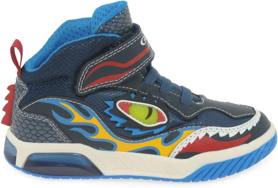 Geox J Inek Boy A Jungen Sneakers 28 EU Navy Lt Blue, 28 EU Navy Lt Blue
