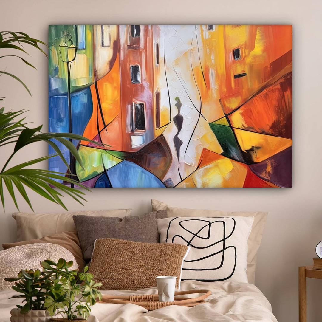 MuchoWow© Leinwandbild Gross 120x80 cm XXL Dekoration Wohnzimmer Bilder Aufhängen Wall Decoration Li
