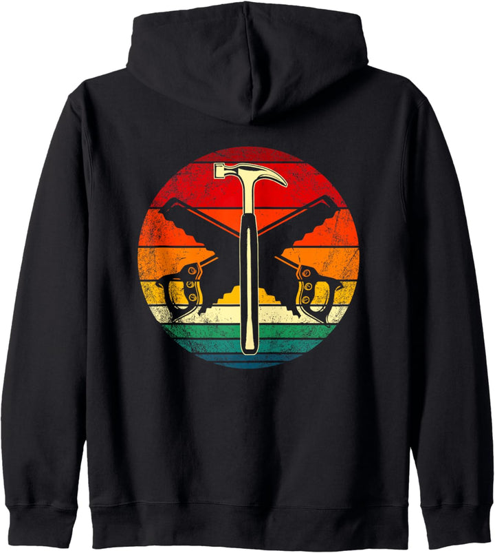 Zimmermann Geschenke Design auf der Rückseite der Kleidung Kapuzenjacke