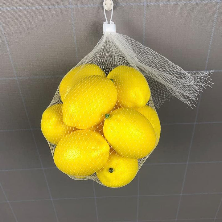 LGEGE Fake Zitronen 30er Set - Künstliche Früchte für Limonaden Party, Küchentisch Dekoration, Fotog