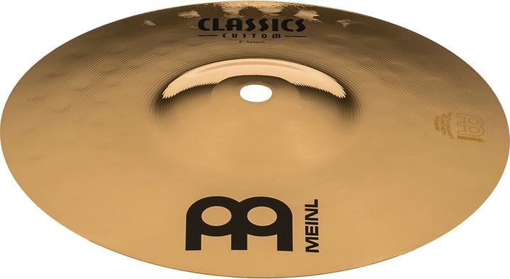 Meinl Cymbals Classics Custom Brilliant Splash 8 Zoll (Video) Schlagzeug Becken (20,32cm) B12 Bronze