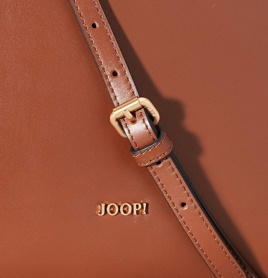 Joop! Nausica Estia Hobo Mvz Schultertasche Braun (Cappuccino), Braun (Cappuccino)