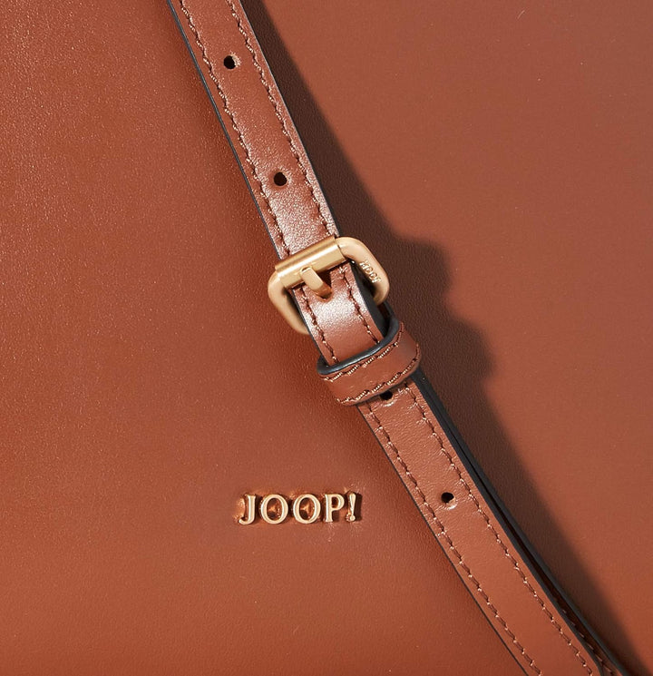 Joop! Nausica Estia Hobo Mvz Schultertasche Braun (Cappuccino), Braun (Cappuccino)