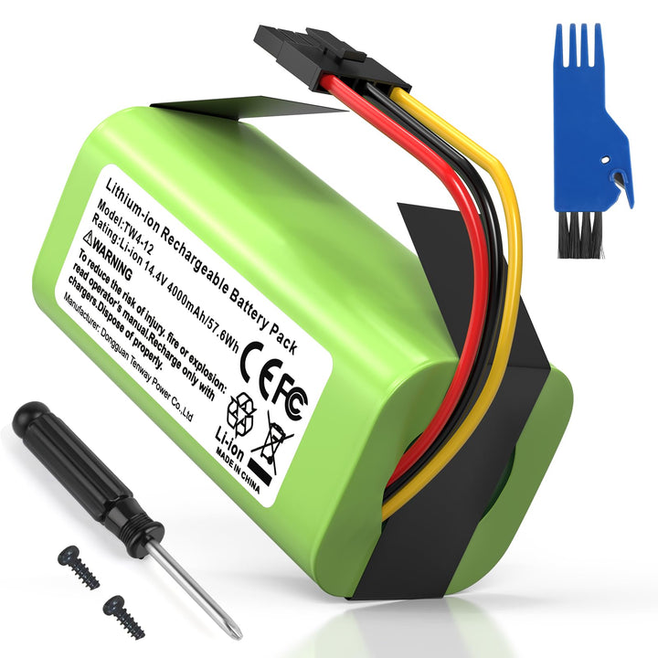 14,4V 4,0Ah Akku für Eufy L60 L50 Hybrid/SES, Ersatzakku für IRobot Roomba Combo Essential/Y0112/Y01