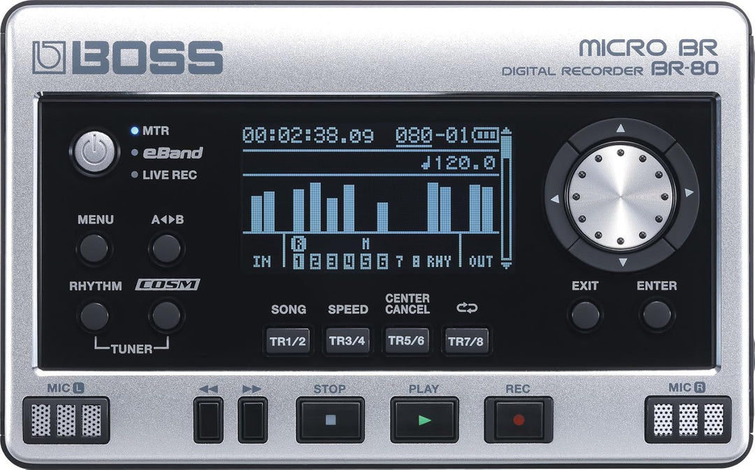 Boss Micro BR-80 Digital Recorder Single, Single