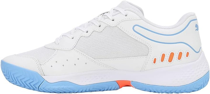 PUMA Unisex Solarsmash RCT Bootsschuh 39 EU Puma White Puma Black Team Light Blue, 39 EU Puma White