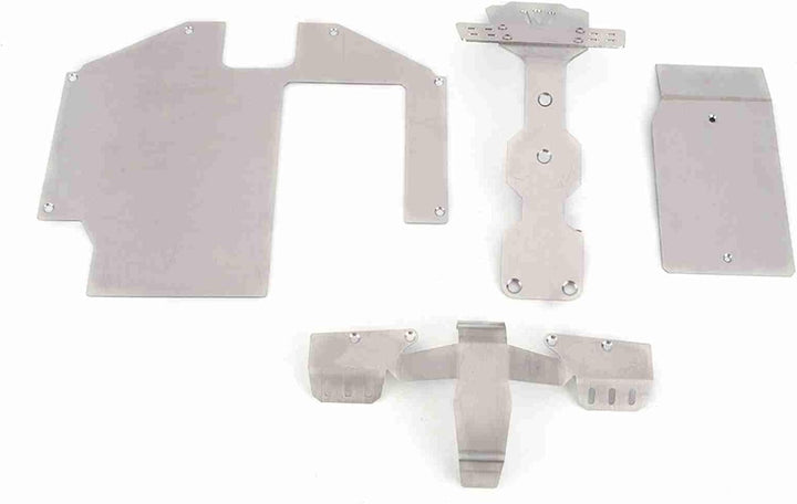 Udr Traxxas Udr Teile 304 Edelstahl Edelstahl Body Armor Front Chassis Heckschutz Set für Traxxas 1