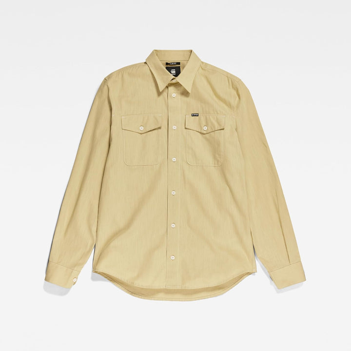 G-Star RAW Herren Marine Slim Ls Shirts XL Grün (Leek Green D20165-d187-d613), XL Gr&#xFC;n (Leek Gr