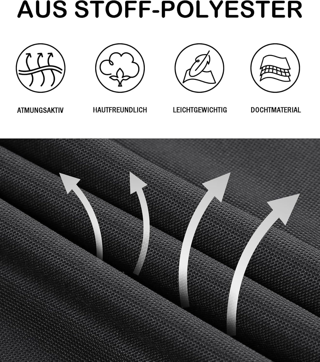 JACKETOWN Herren Kurzarm Poloshirt Schnelltrocknend Atmungsaktives Tshirt Tennis Sommer Poloshirts M
