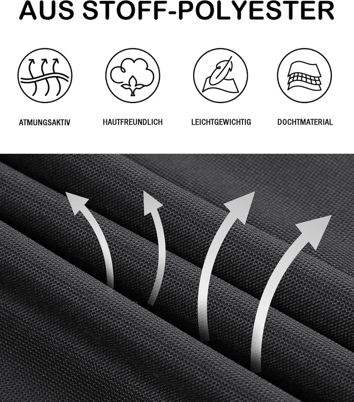 JACKETOWN Herren Kurzarm Poloshirt Schnelltrocknend Atmungsaktives Tshirt Tennis Sommer Poloshirts M