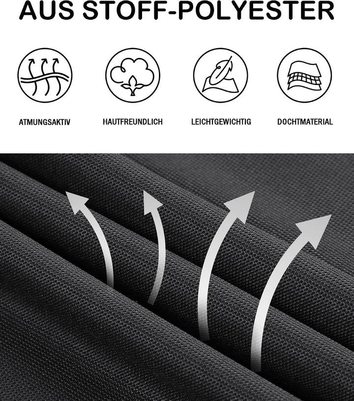 JACKETOWN Herren Kurzarm Poloshirt Schnelltrocknend Atmungsaktives Tshirt Tennis Sommer Poloshirts M