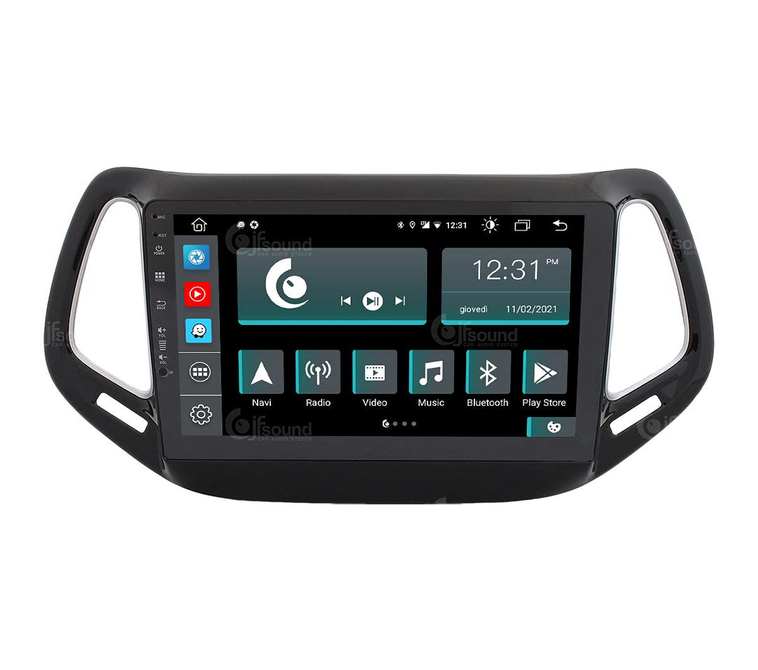 Costum fit Autoradio für Jeep Compass Android GPS Bluetooth WiFi Dab USB Full HD Touchscreen Display