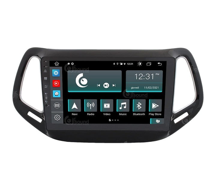 Costum fit Autoradio für Jeep Compass Android GPS Bluetooth WiFi Dab USB Full HD Touchscreen Display