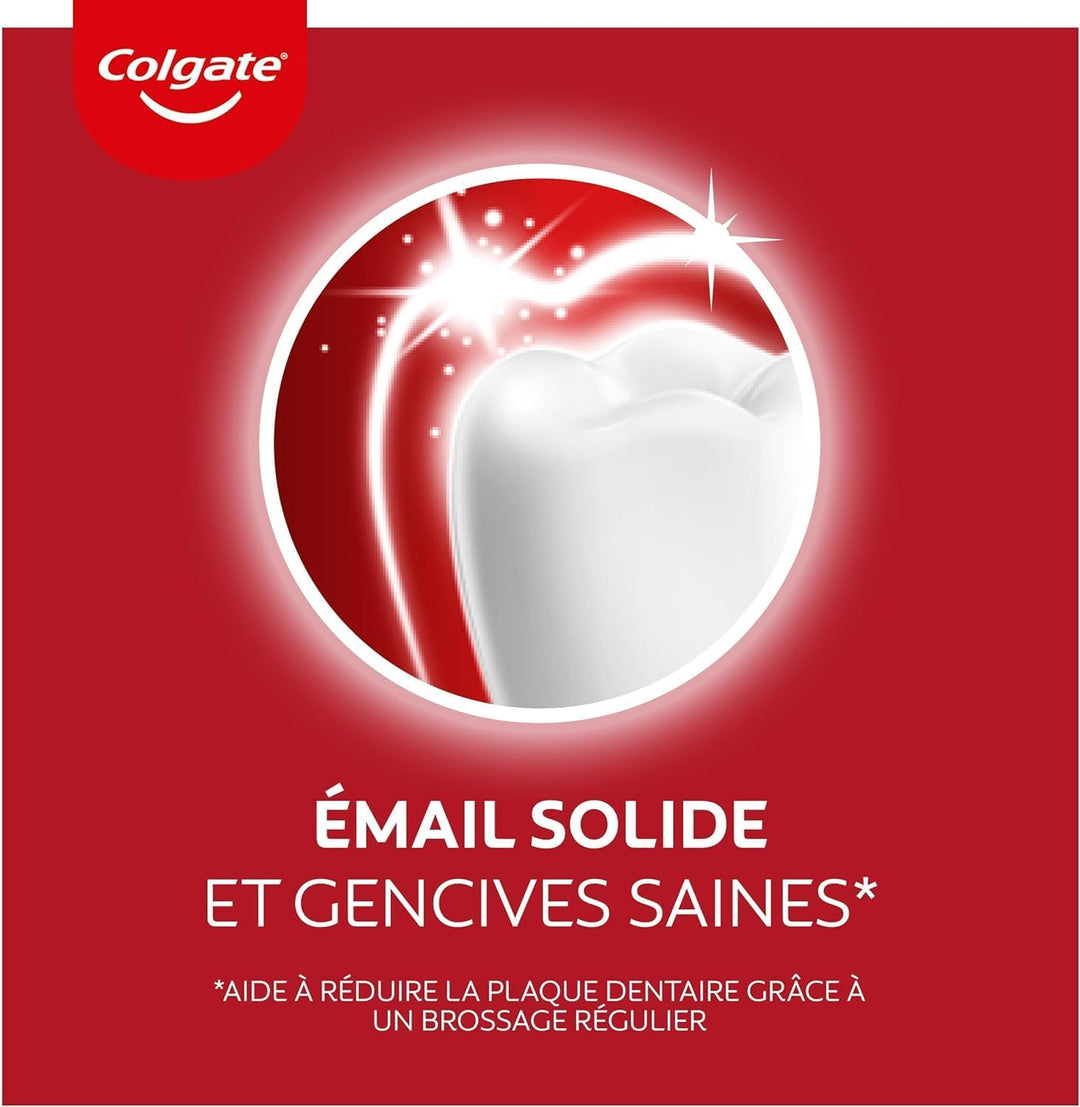 Colgate Max White Optic Zahncreme 4x75 ml | Colgate Zahnpasta entfernt bis zu 100% der Oberflächenve