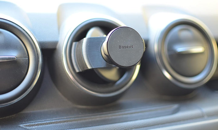 craVeDRIVE Handyhalterung Auto Magnet I Kompatibel Runde Lüftungen Dacia Zubehör I 360° Drehbar Univ