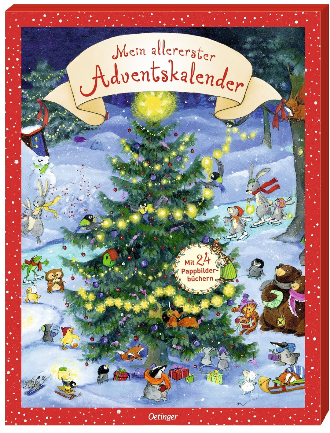 Mein allererster Adventskalender: mit 24 Pappbilderbüchern zum Herausnehmen