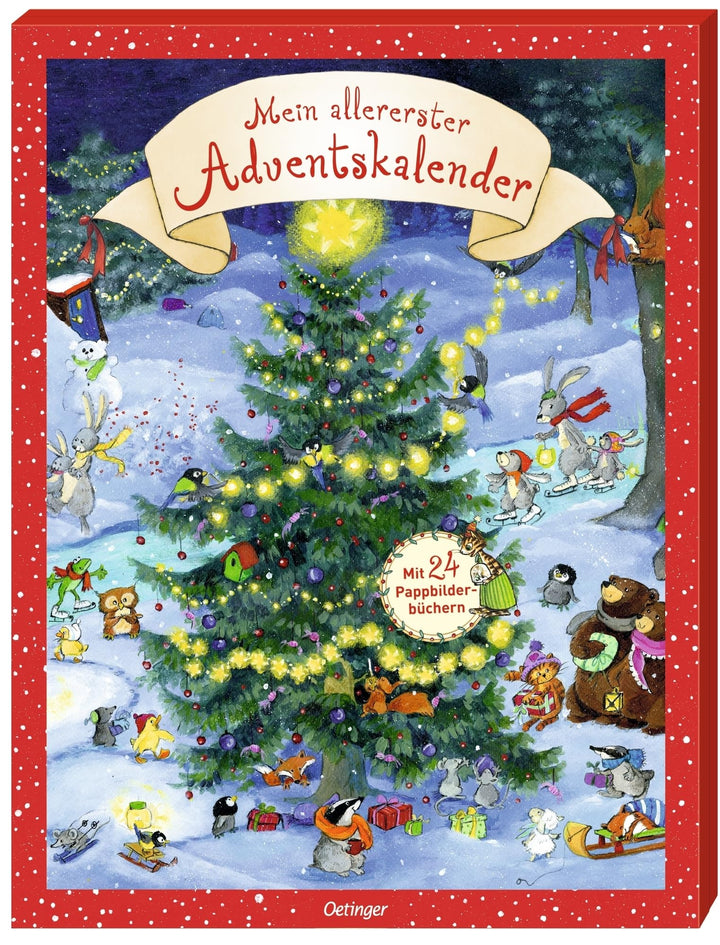 Mein allererster Adventskalender: mit 24 Pappbilderbüchern zum Herausnehmen