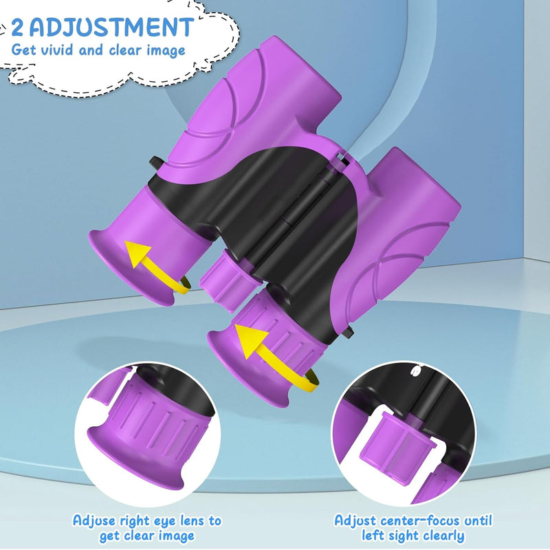 Fernglas für Kinder, 8x21 Ferngläser Klein Fernglas Klein für Erwachsene und Kinder, HD Feldstecher