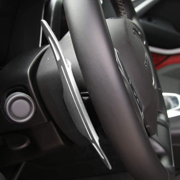 HIBEYO 2PCS Metall Ersatzsatz Lenkräder Schaltwippen für Chevy Chevrolet Camaro 2016-2019, C7 Corvet