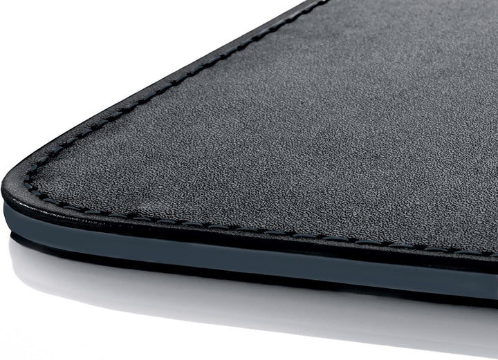 SIGEL SA166 Schreibunterlage Eyestyle aus hochwertigem Leder-Imitat, schwarz / dunkelgrau, Schreibun