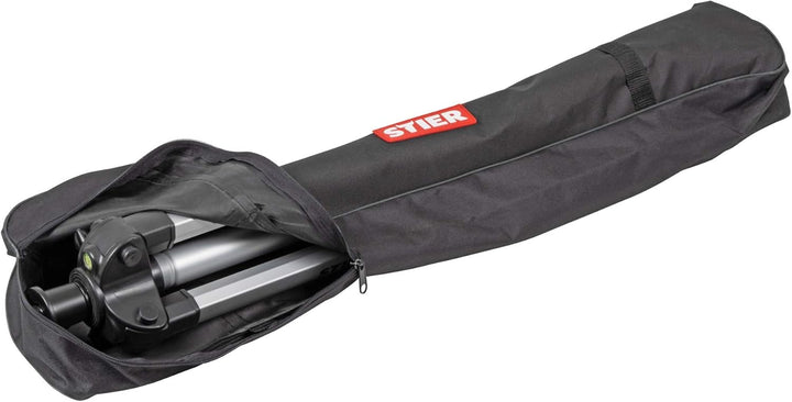 STIER Stativ 250, Baustativ, 250 cm, für Laser und Nivelliergeräte, Arbeitshöhe 88-250 cm stufenlos