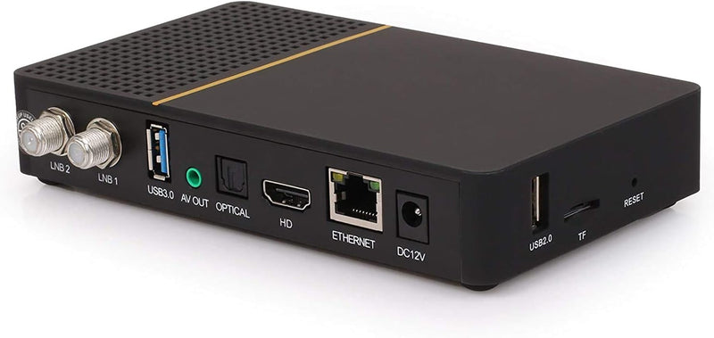 AX Multibox Twin 4K UHD E2 Linux Twin Sat-Receiver mit PVR Aufnahmefunktion, DVB-S2 Tuner, HDTV, 216