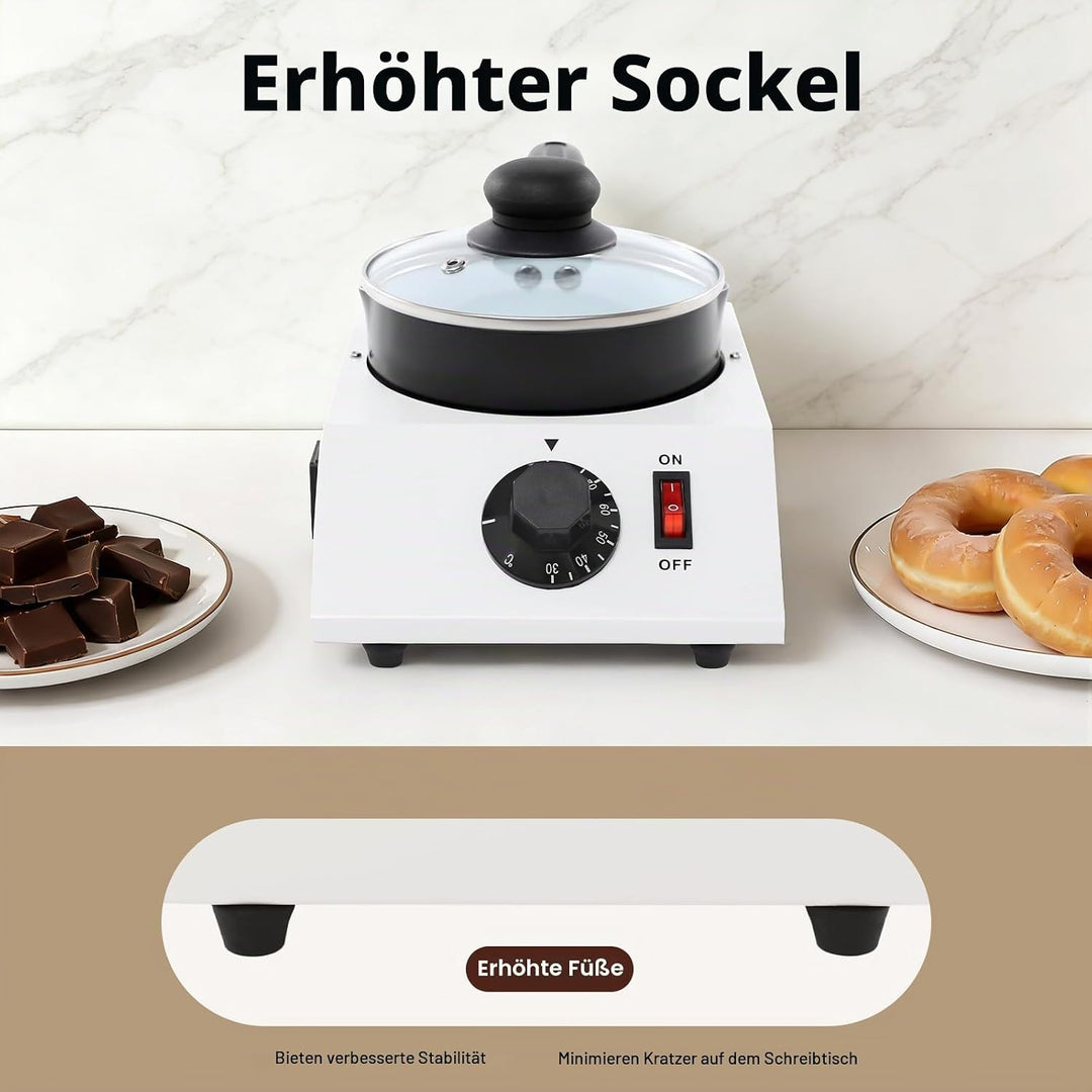 Temperiergerät für Kuvertüre Elektrische Schokoladenschmelzer, Schokolade Temperiermaschine, DIY Sch