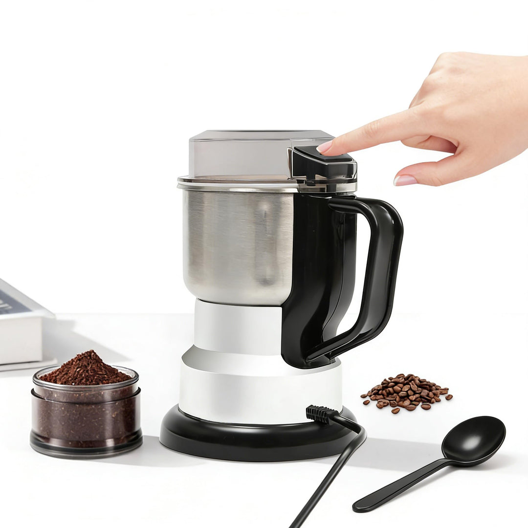 Elektrische Gewürzmühle, 300W 500ml Elektrische Kaffeemühle Getreidemühle Multifunktionale Ultrafein
