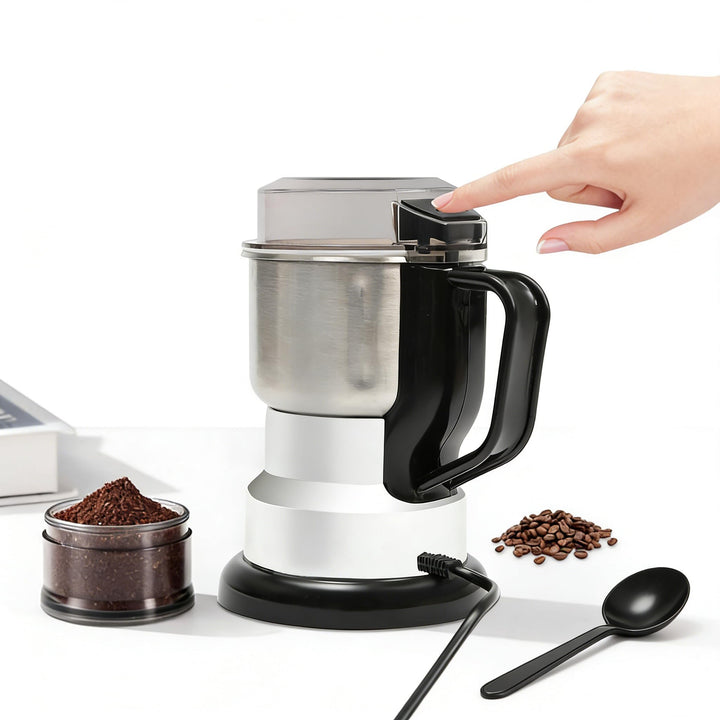 Elektrische Gewürzmühle, 300W 500ml Elektrische Kaffeemühle Getreidemühle Multifunktionale Ultrafein