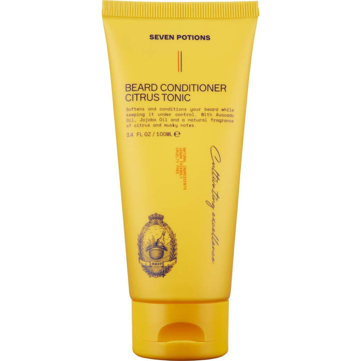 Seven Potions Bart Conditioner für Männer - Beugt Bartjucken und Schuppen vor - Natürlich, Vegan, Ti