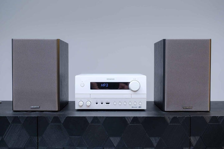 Kenwood M-822DAB - Micro HiFi-System mit 2 x 50 Watt RMS, CD, USB, DAB+ & Bluetooth Audio-Streaming,