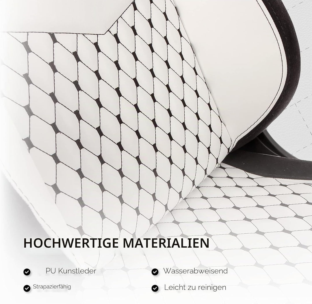 noblechairs Epic Gaming Stuhl - Bürostuhl - Schreibtischstuhl - PU-Kunstleder - Inklusive Kissen - W