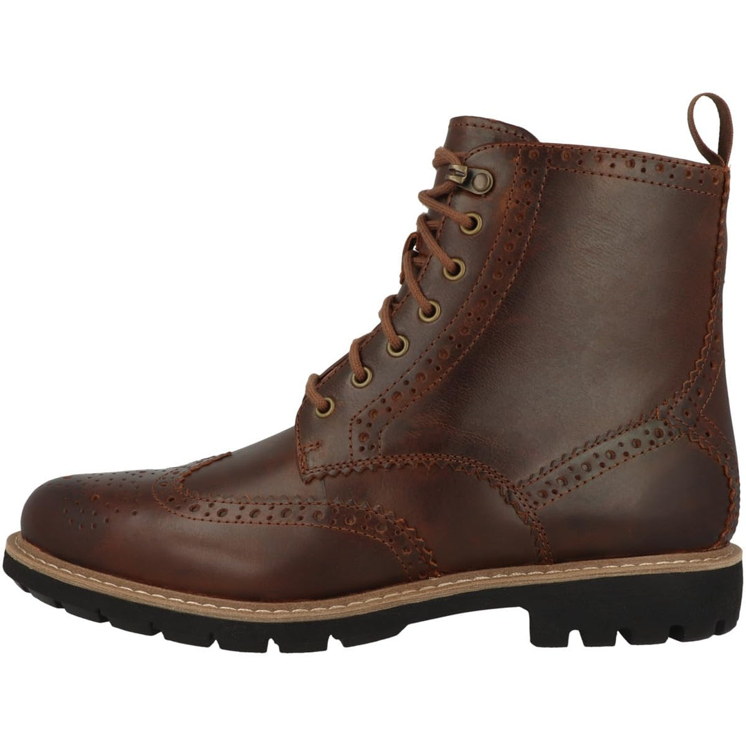 Clarks Herren Batcombe Lord Chelsea Boots 47 EU Dunkelbraunes Leder, 47 EU Dunkelbraunes Leder